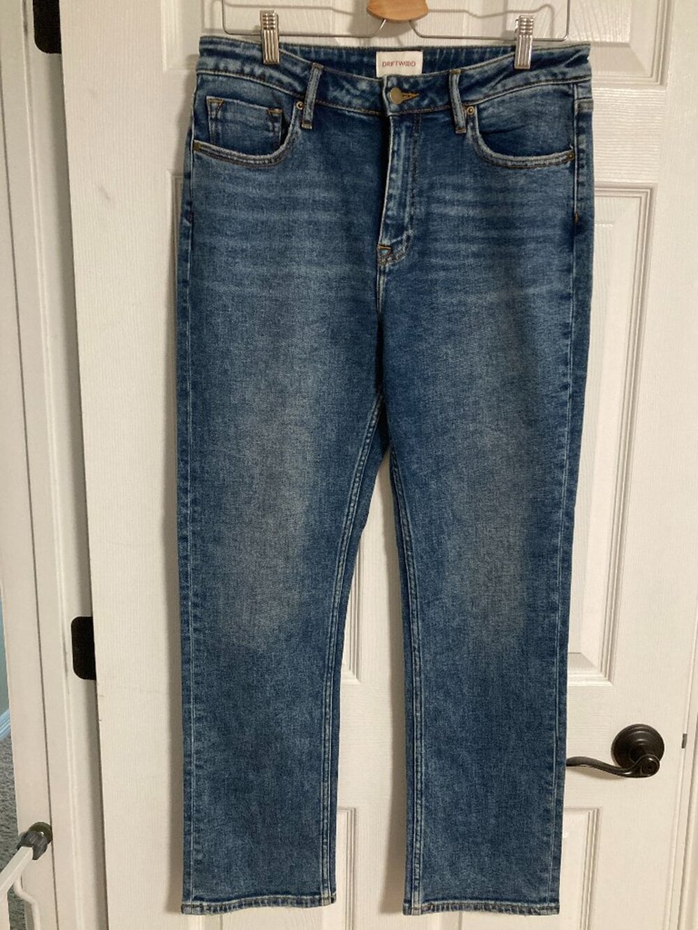 Driftwood Audry Toujours High Rise Straight Leg Jeans Size W32 L29 NWT